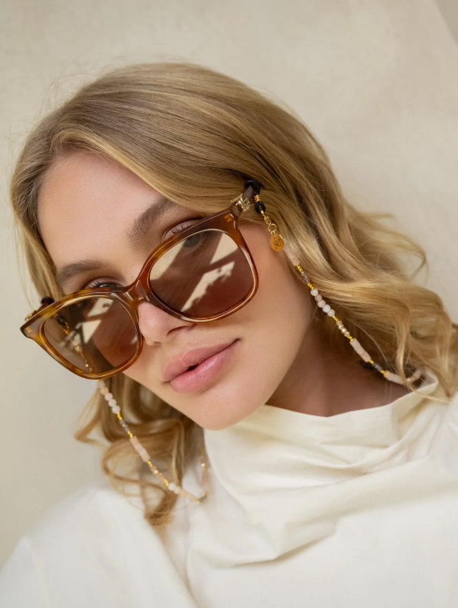 Sol Beige | Chaîne à lunettes